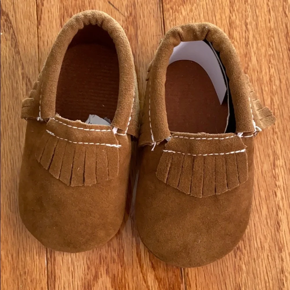 Brand new baby moccasins