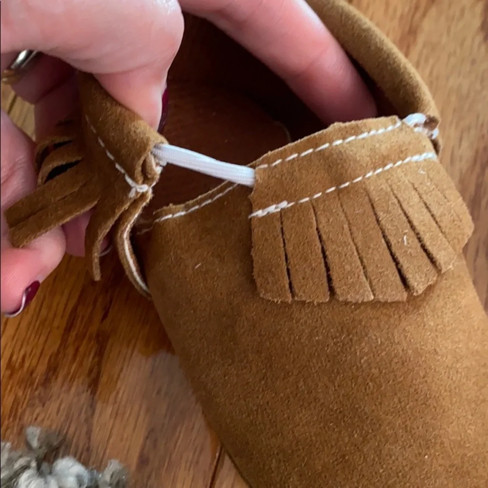 Brand new baby moccasins