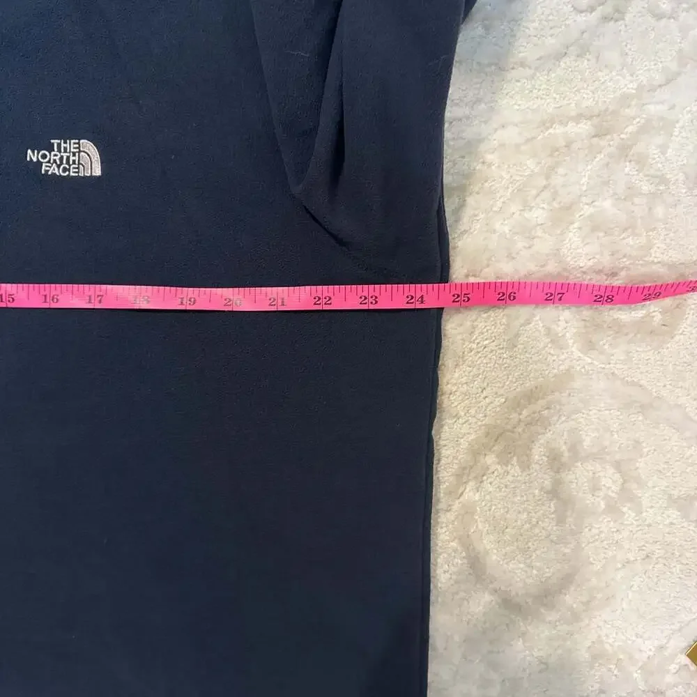 The North Face Men’s XL TKA‎ 100 Fleece Quarter Zip Pullover Navy Blue