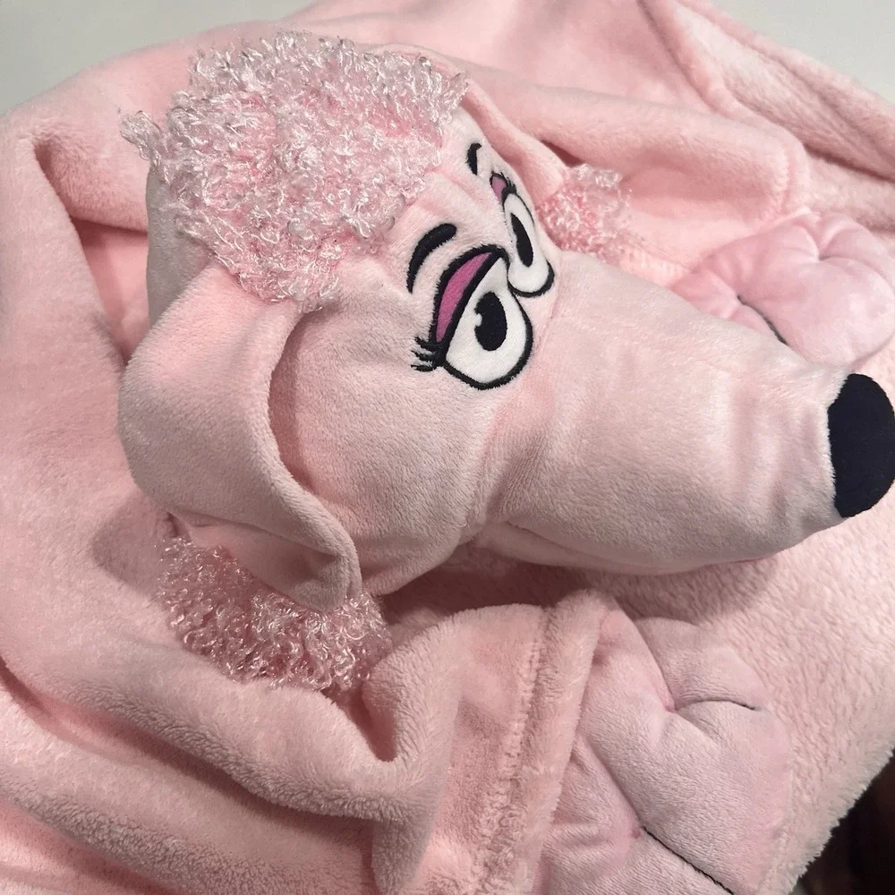 Pink 2012 Cuddleuppets Puppet Blanket Pink Dog 28