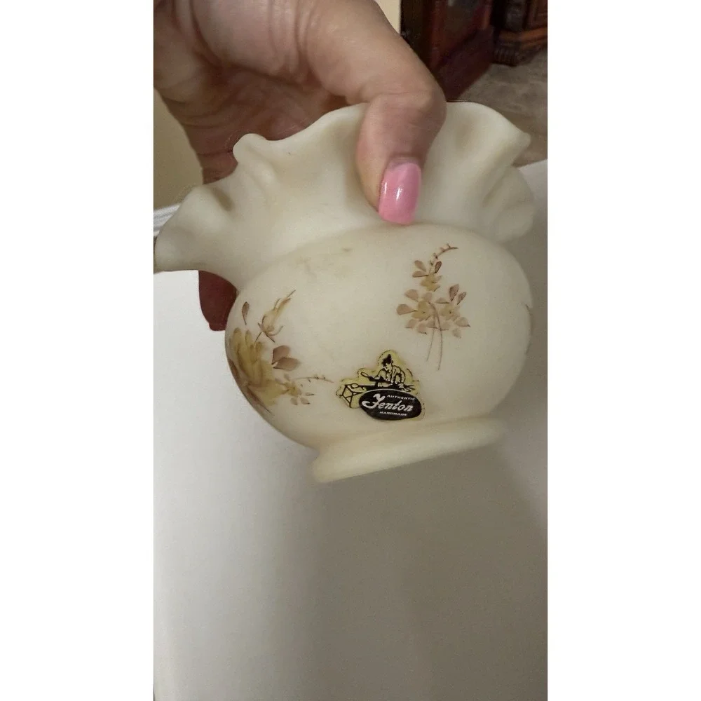 Fenton custard glass