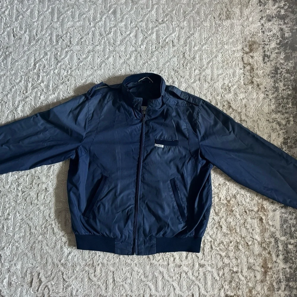 Vintage Le Parot men’s large Navy Jacket