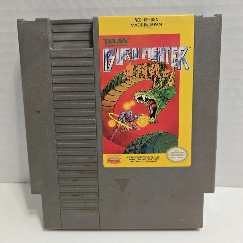 ORIGINAL NINTENDO NES‎ BURAI FIGHTER TAXAN CARTRIDGE ONLY Made In Japan