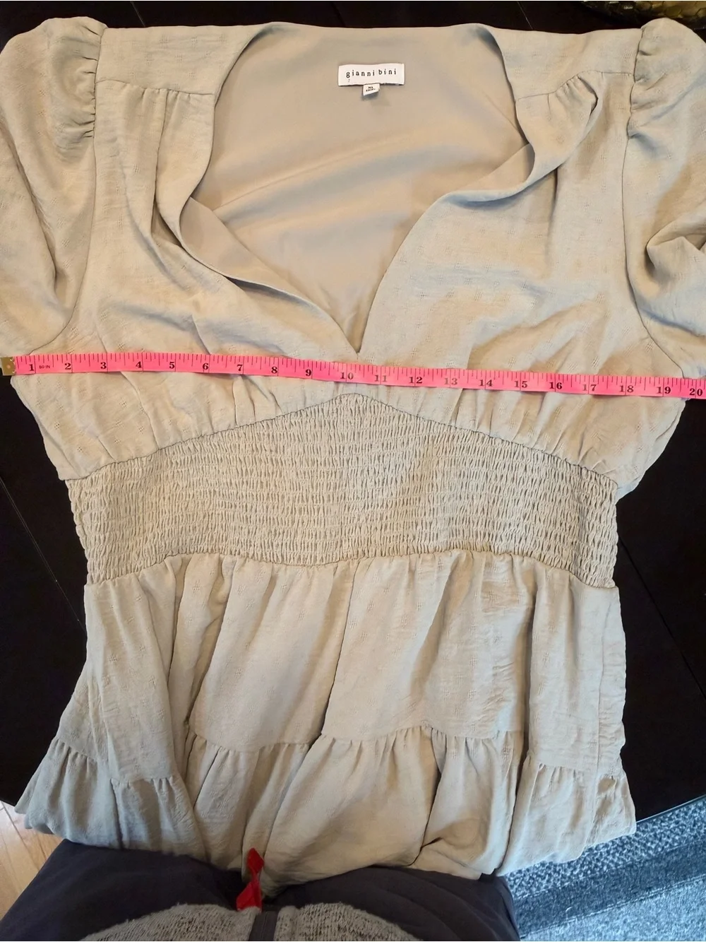 Gianni Bini tiered khaki
