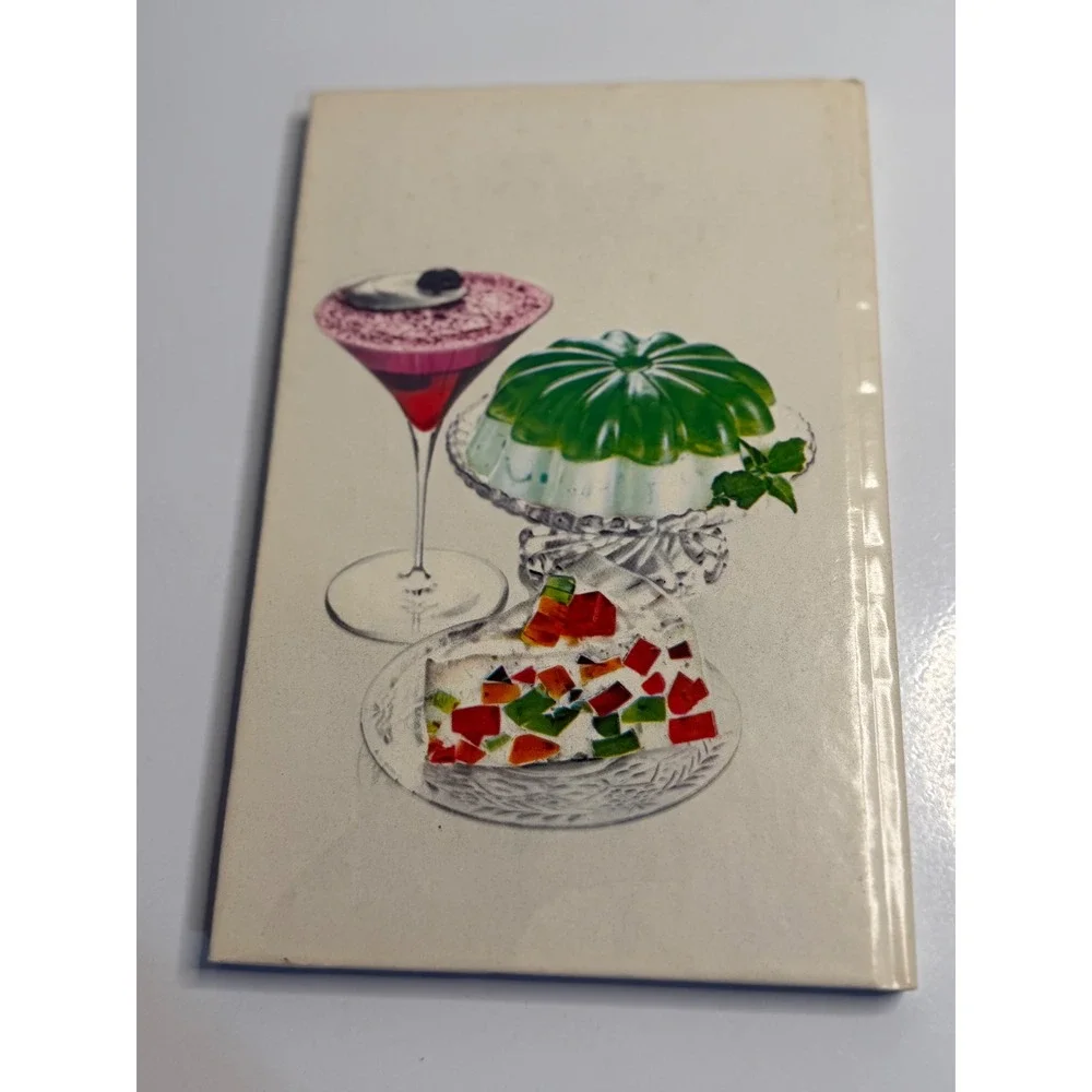 VTG Jell-O Recipe Book The New Joys of Jell-O White Hardcover Dessert Cookbook