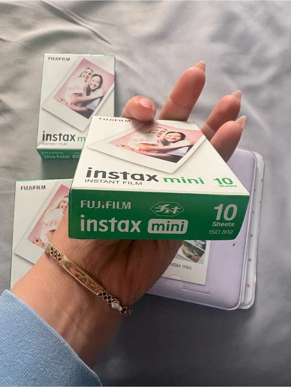 Fujifilm Instax Mini Photo Album - Light Lavender and White