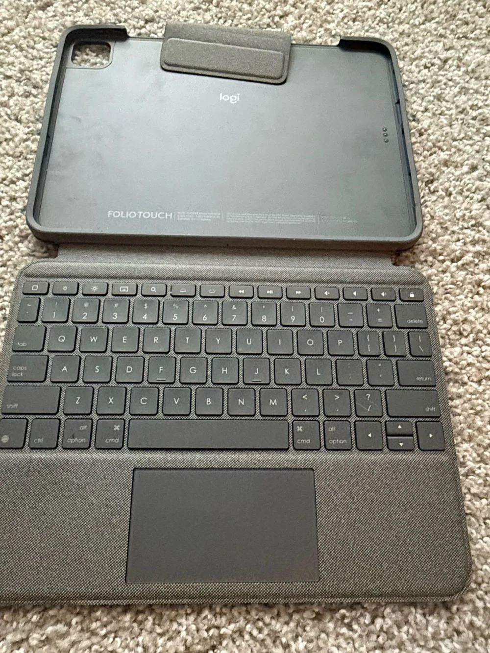 Logitech fabric exterior