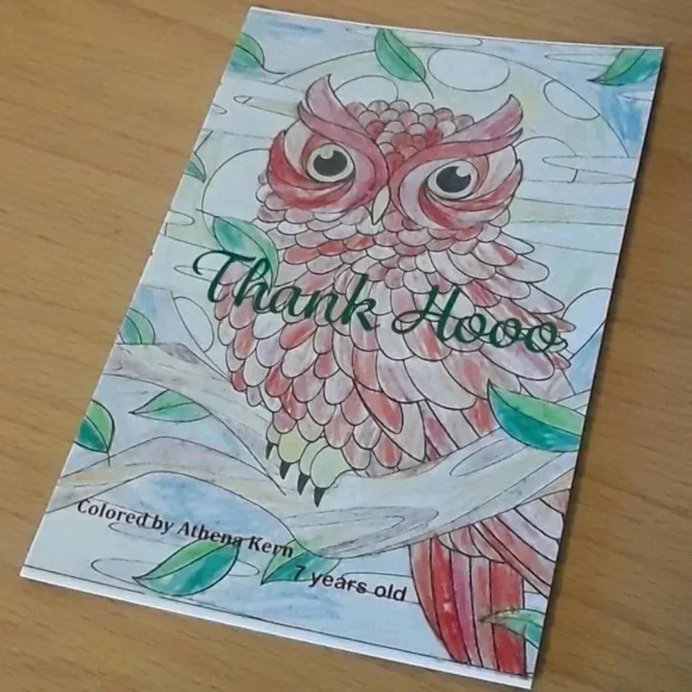 Athenas Greetings 🦉🌈original sticker