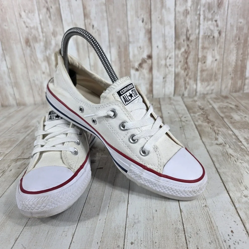 Converse Chuck Taylor All Star Shoreline Sneakers White Low Top Women's Size‎ 7