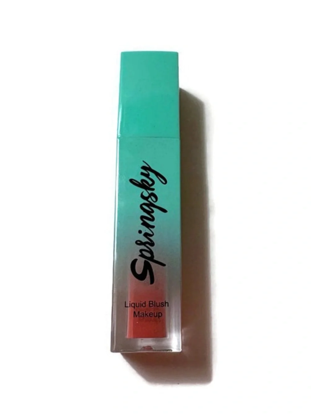 Springsky Liquid Blush Makeup in Coral Peach 0.17 oz
