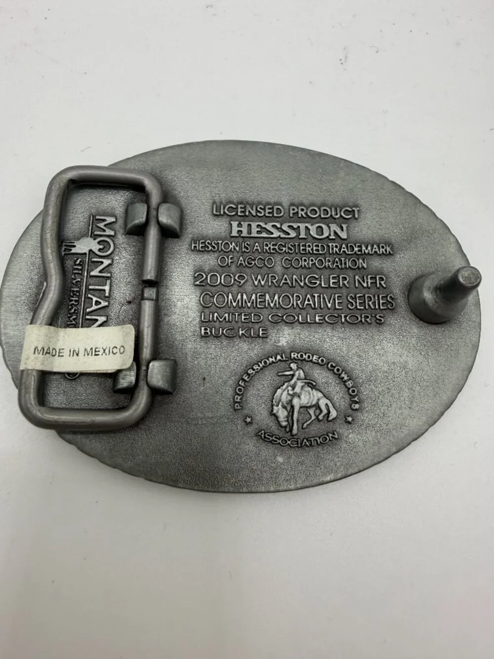 Vintage 2009 Hesston National Finals Junior Rodeo Belt Buckle