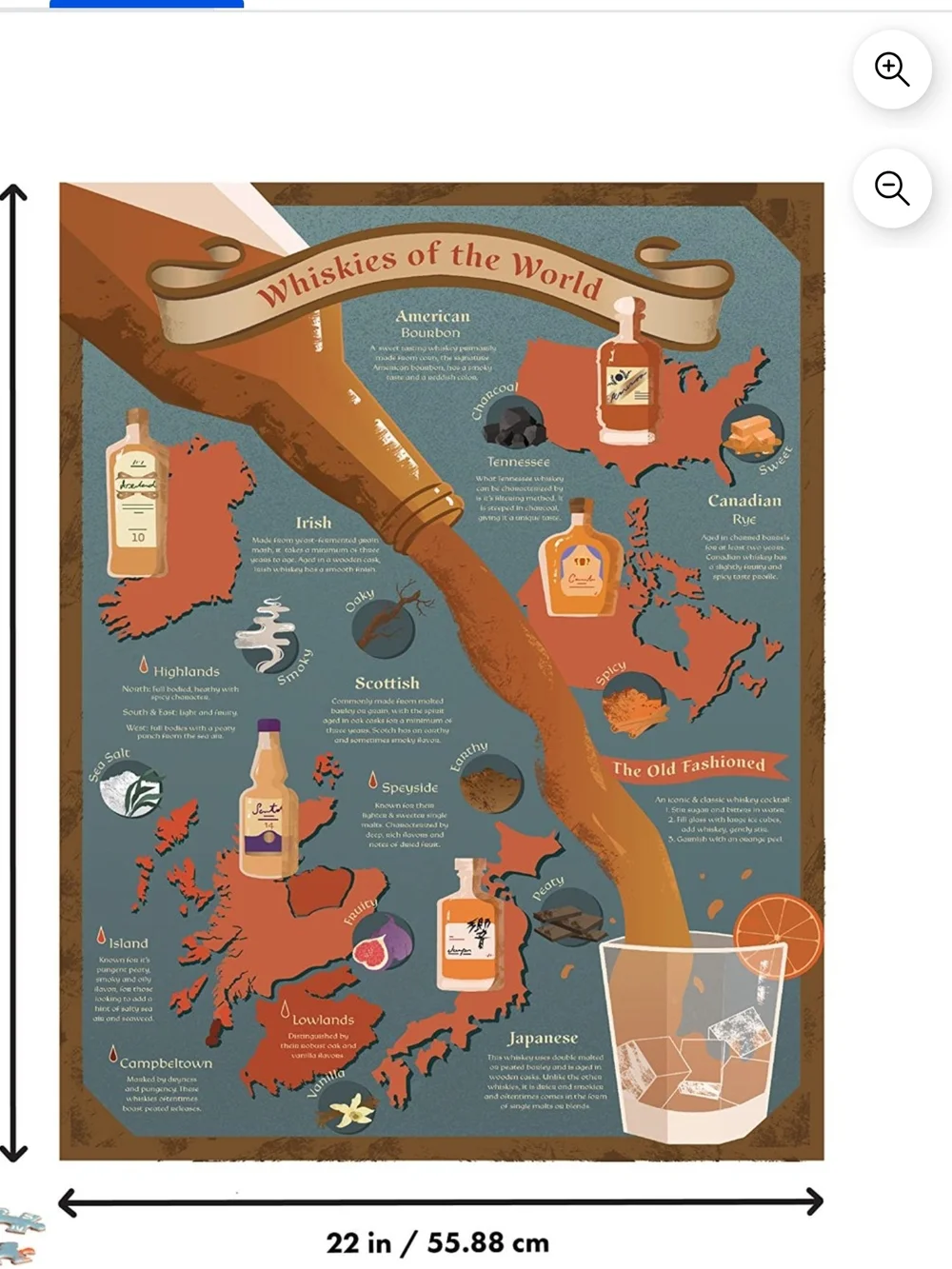 1000-Piece Whiskey Guide Jigsaw Puzzle