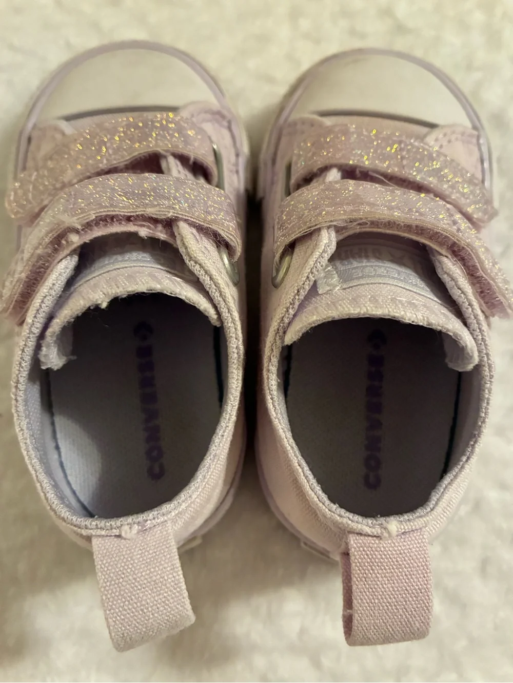 Converse light purple
