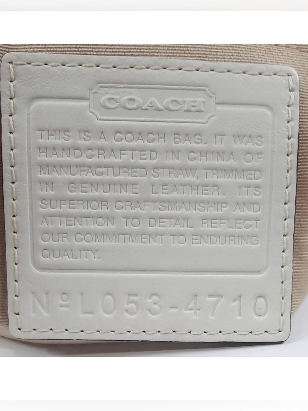 Coach vintage 2005