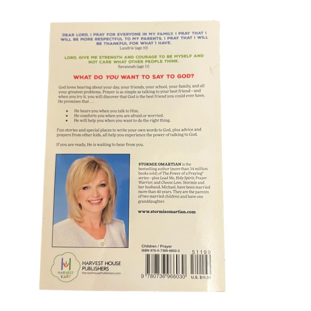 The Power of a Praying Kid Stormie Omartian Childrens Prayer Journal‎ Book
