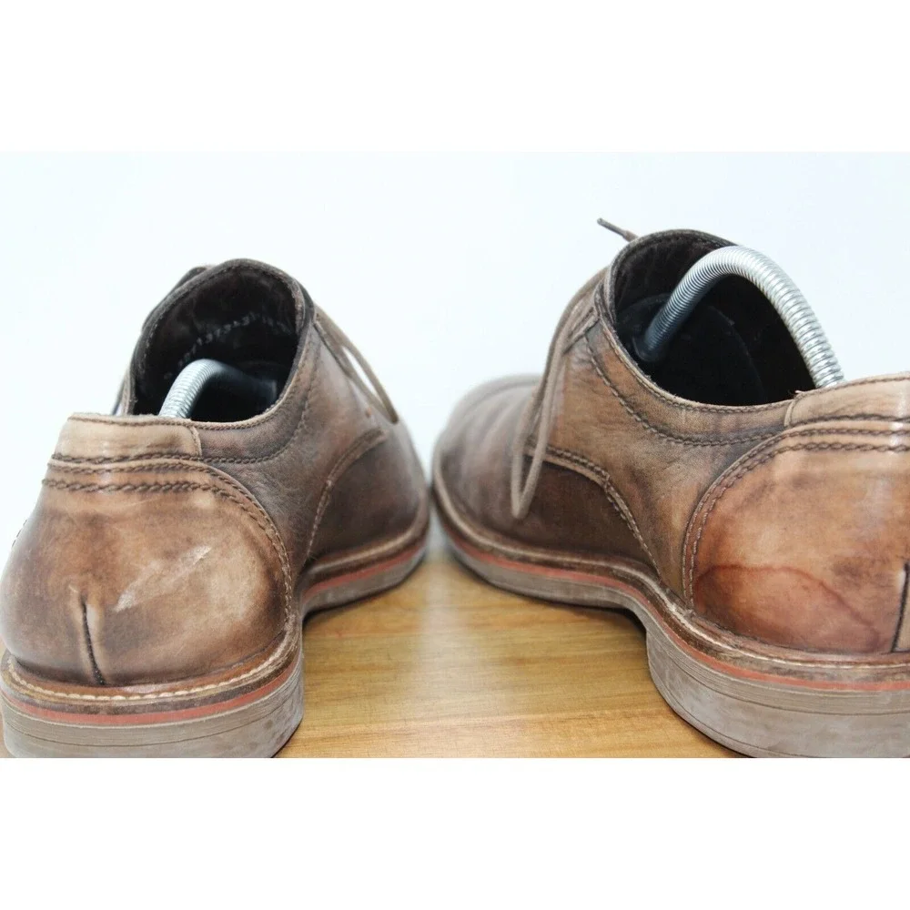 Mephisto Mens Waino Oxford Size‎ 12 Patina Brown Tan Leather Comfort Dress Shoe