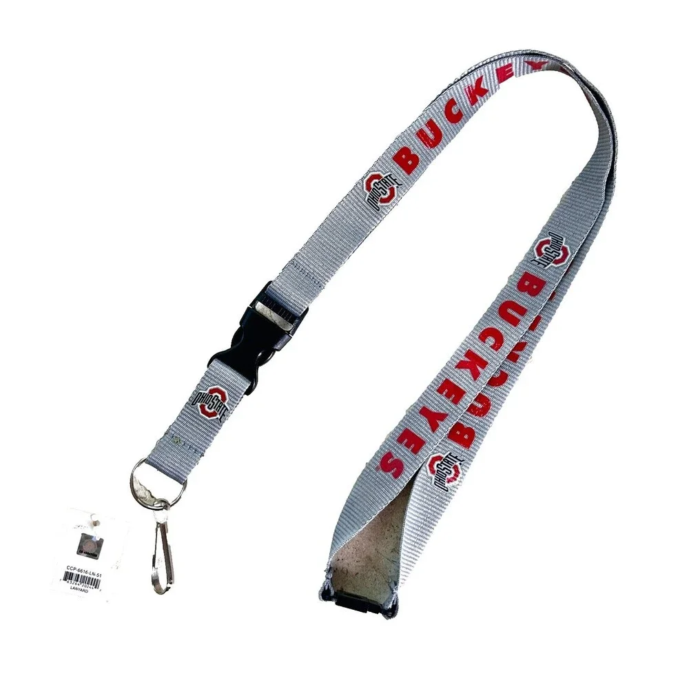 Logo Lanyard Ohio State Buckeyes - Missouri Tigers Cleveland Indians LSU Tigers
