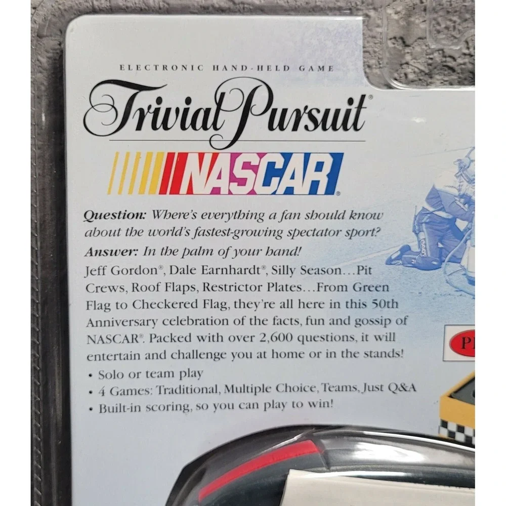 Parker Brothers nascar trivial
