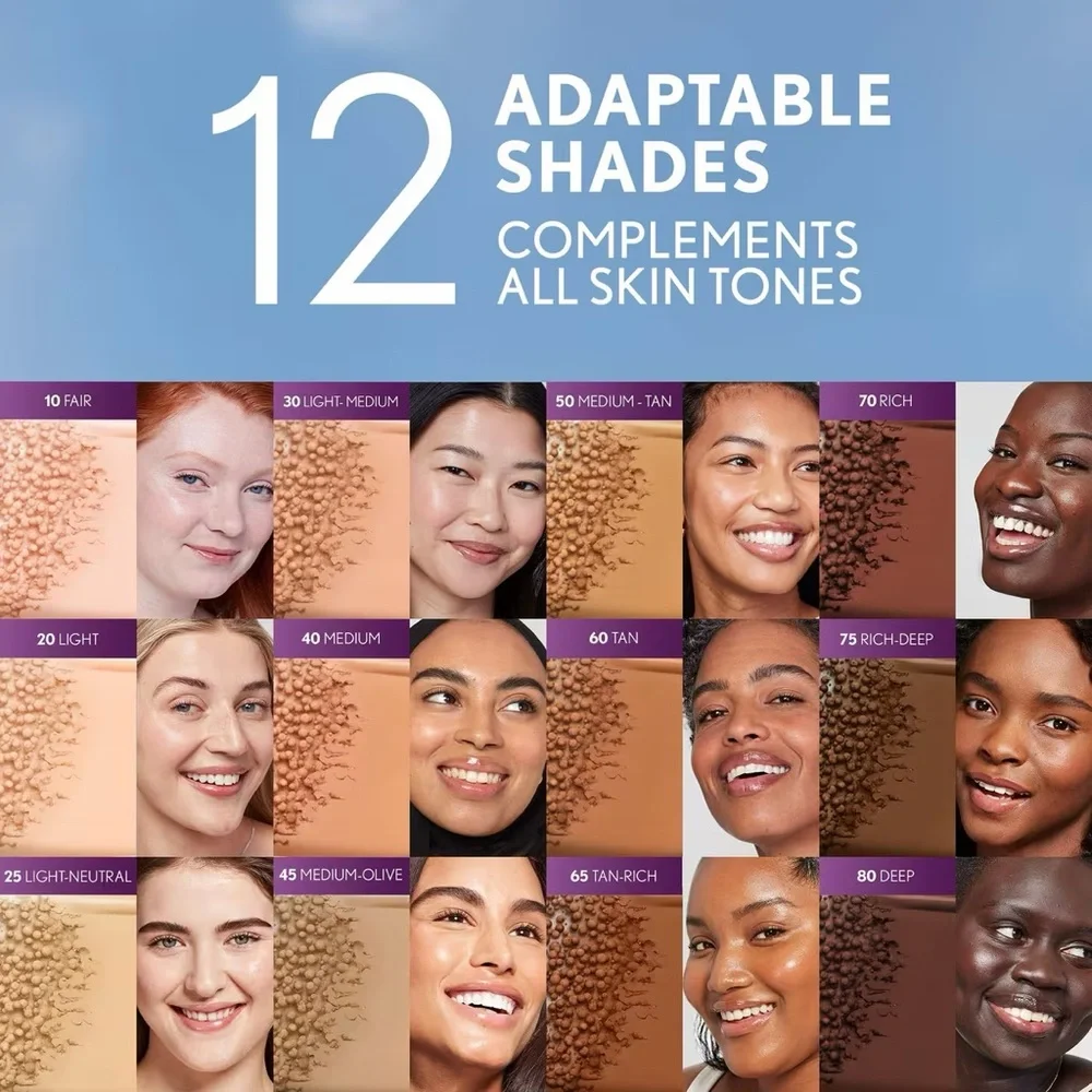 CoverGirl Simply Ageless Skin Perfector Essence Foundation - 40 Medium, NEW