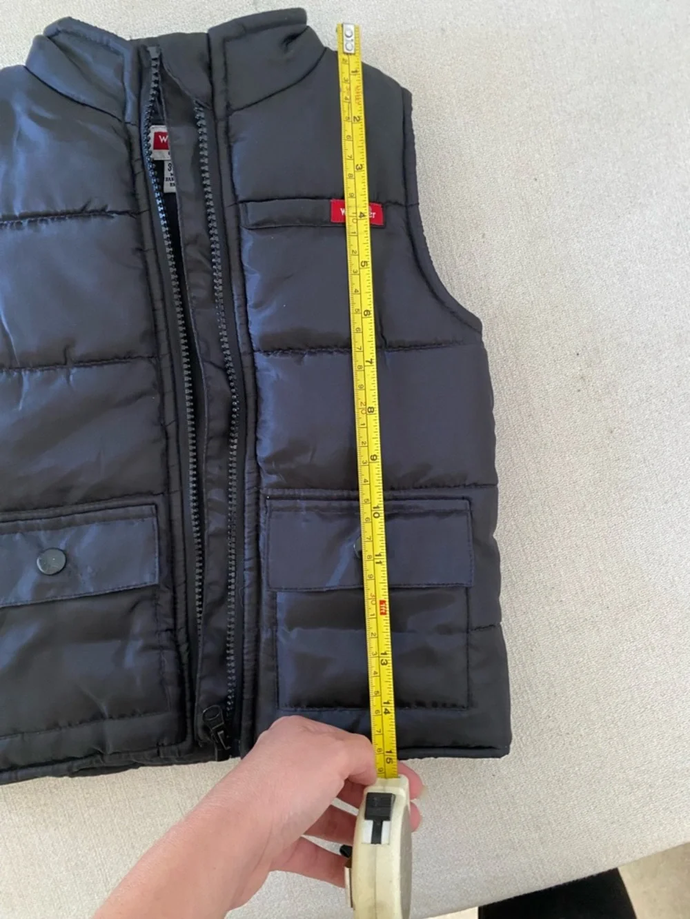 Wrangler sleeveless quilted