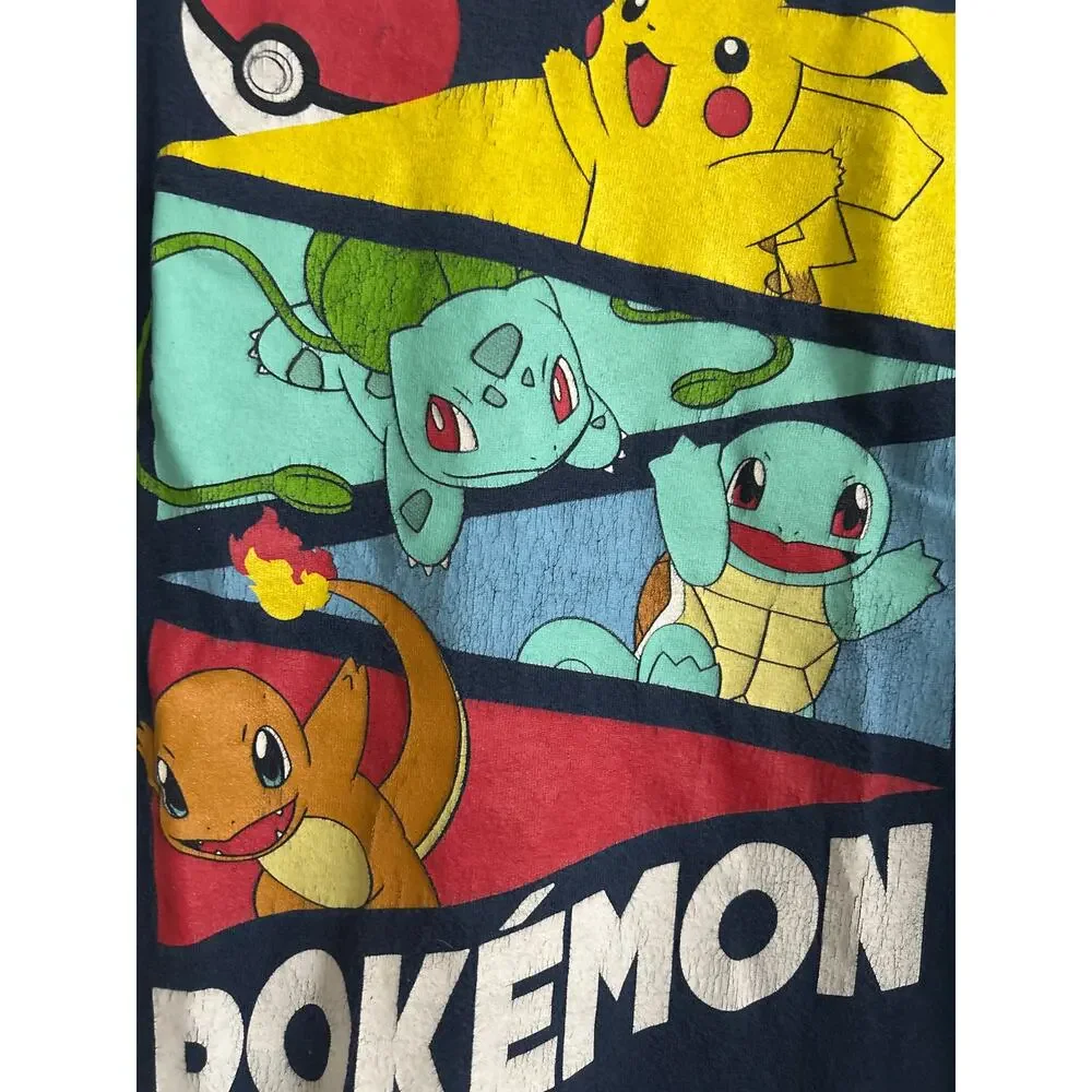 Old Navy Boys Pokemon Graphic Tee Shirt Navy Large 10-12