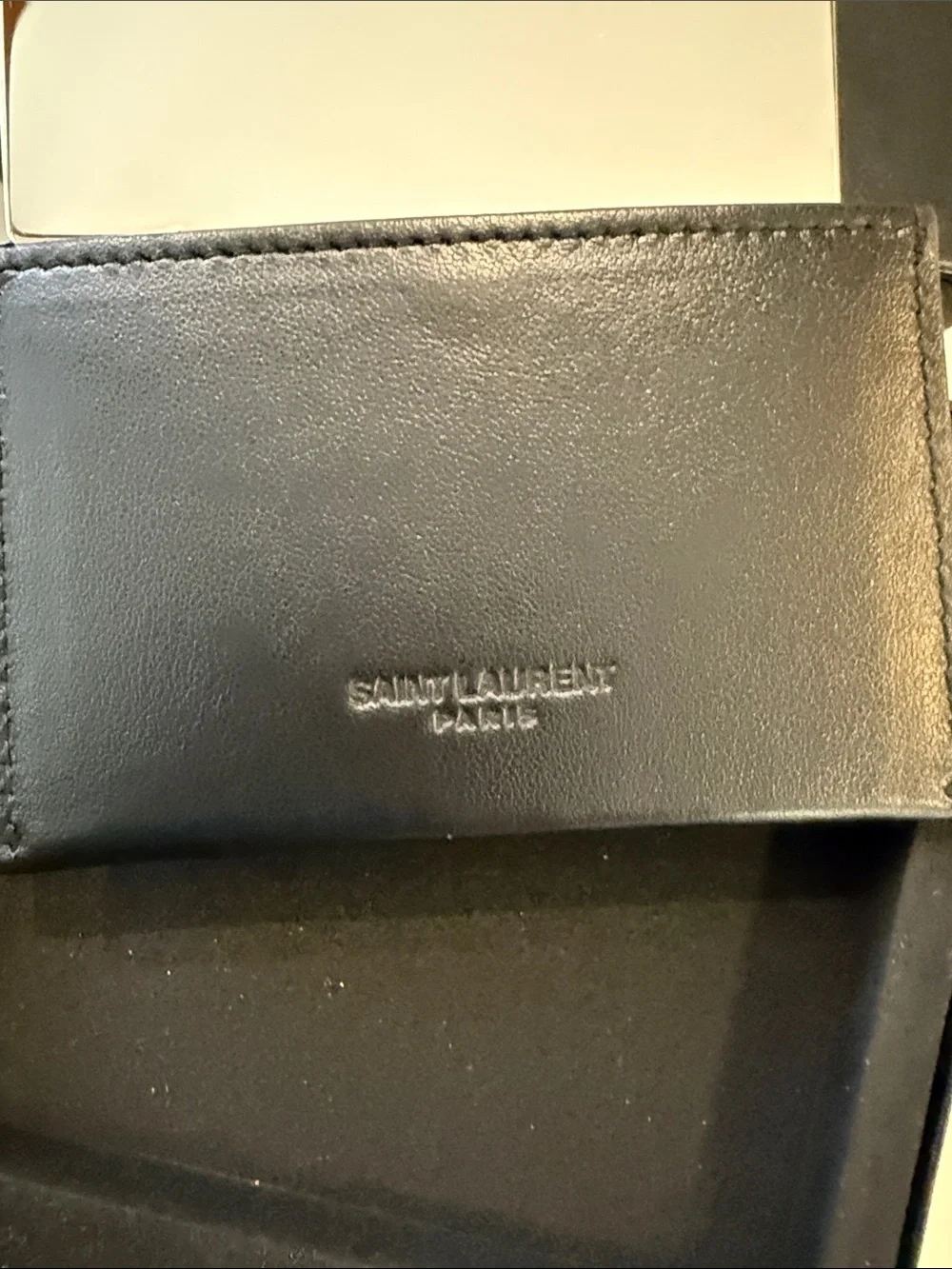 Saint Laurent compact leather