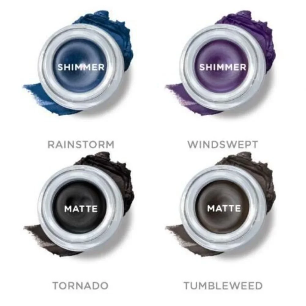 BOGO AVON FMG GLIMMER LONG WEAR GEL EYELINER WINDSWEPT PURPLE NWT SMUDGE PROOF