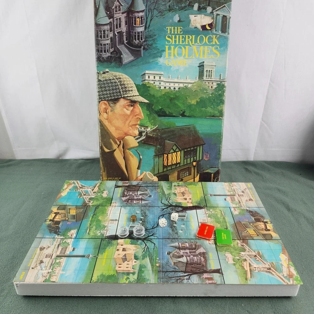 VINTAGE The SHERLOCK HOLMES Game | 1974 Cadaco