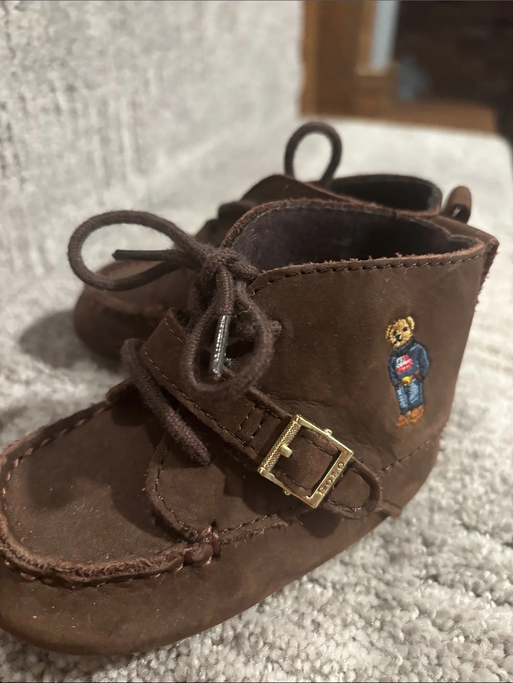 Polo Ralph Lauren brown suede