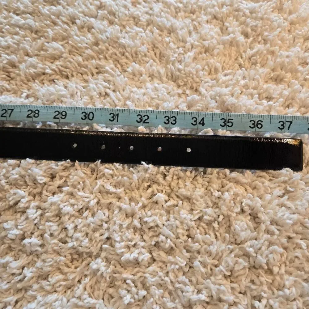 Talbots black patent