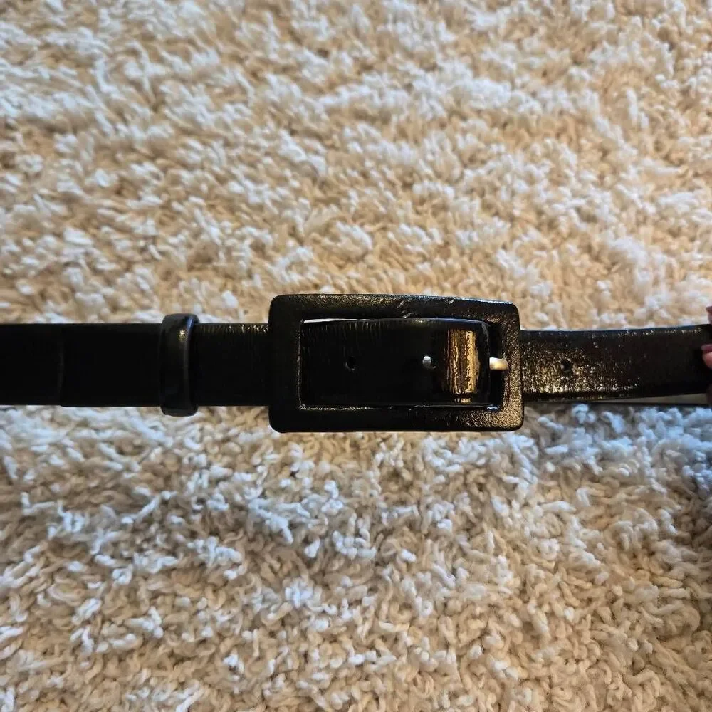 Talbots black patent