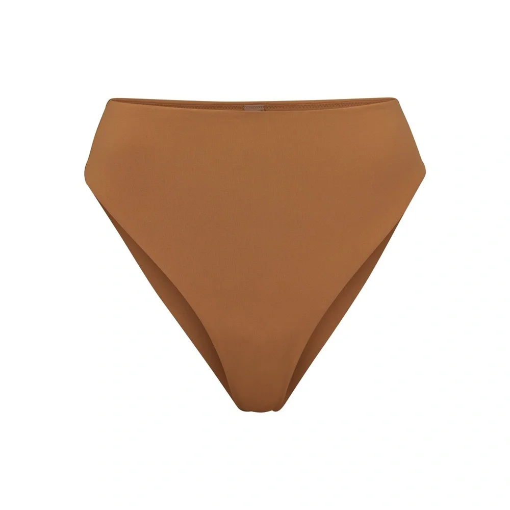 Skims Mid Waist Swim Bottoms | Color: Almond‎