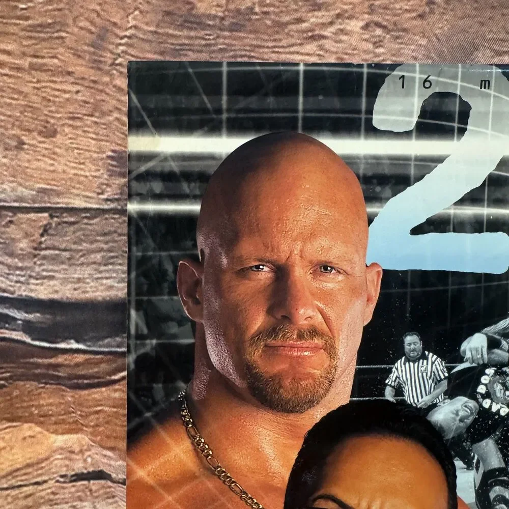 WWF 2001 16 Month Calendar Stone Cold The Rock Triple H Chyna Undertaker Kane