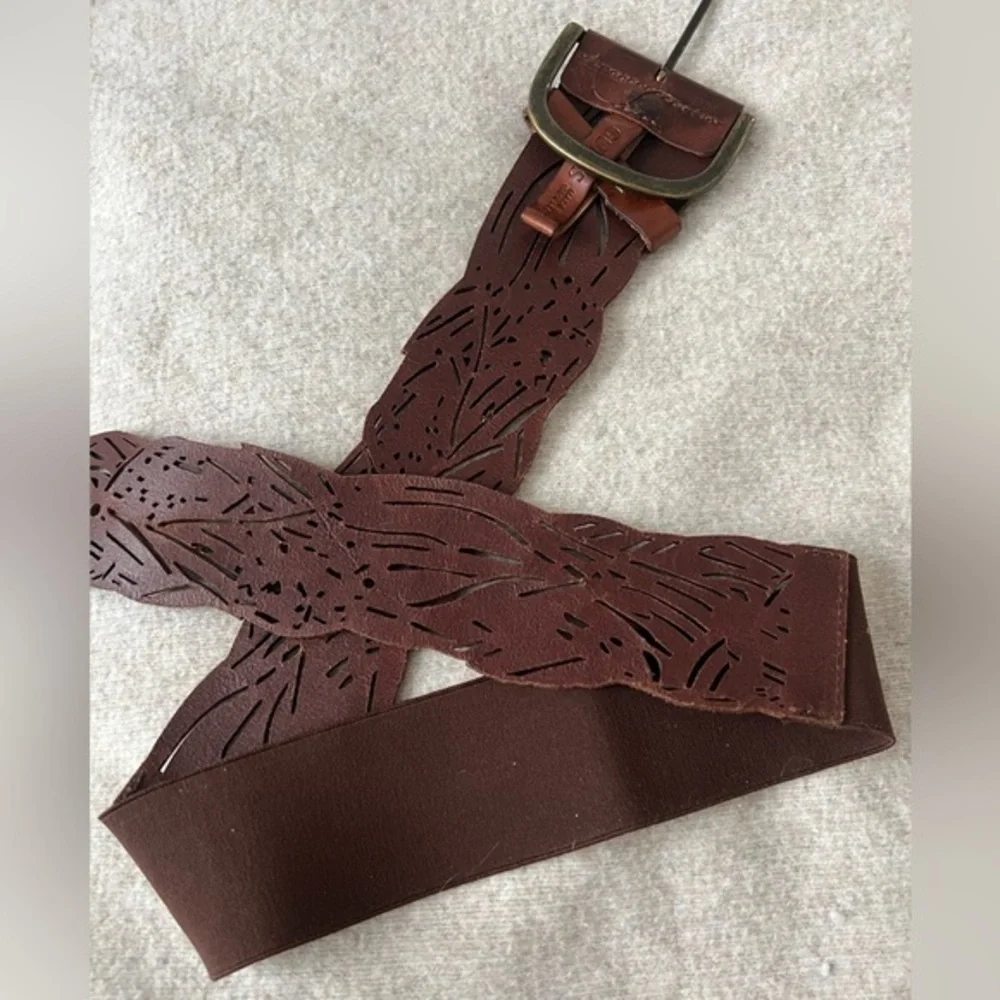 Guess genuine leather
