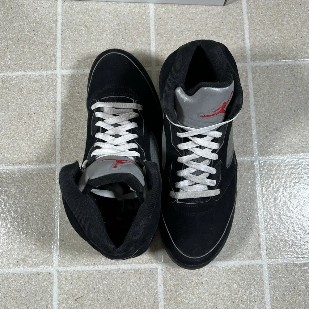 Air Jordan 5 Retro Black Metallic Reimagined Style # HF3975-001 Size 11