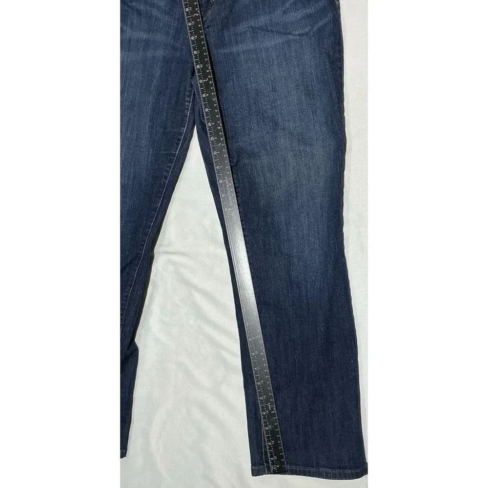 Levis 505 Jeans Mens 32 Blue Straight Dark Wash Denim