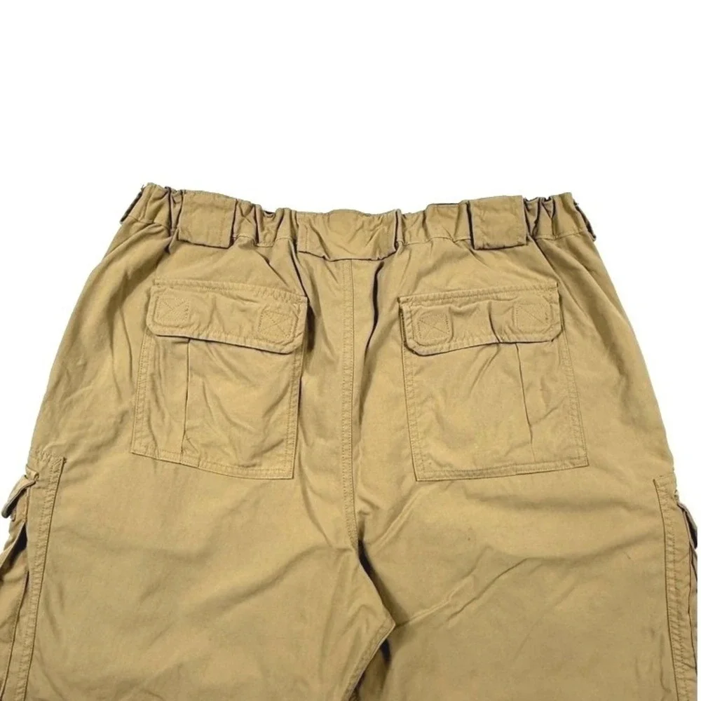 Duluth Trading Co‎ Tan Hiking Pants XL x 30 Elastic Waistband Nylon Lightweight