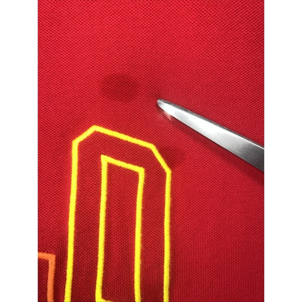 Polo Ralph Lauren Shirt Red Color Block Multi-Logo Mesh‎ Size 3XB