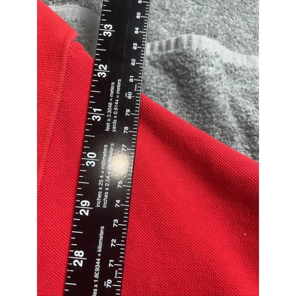 Polo Ralph Lauren Shirt Red Color Block Multi-Logo Mesh‎ Size 3XB