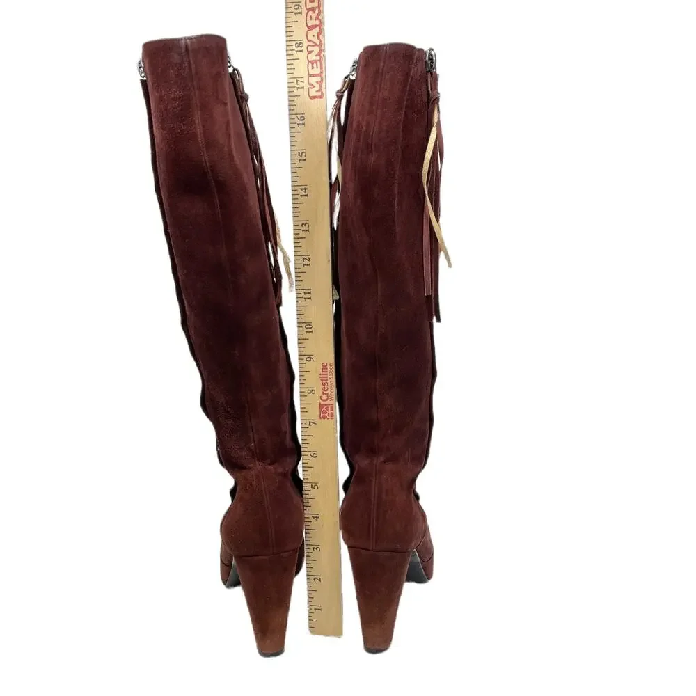 Pollini womens maroon