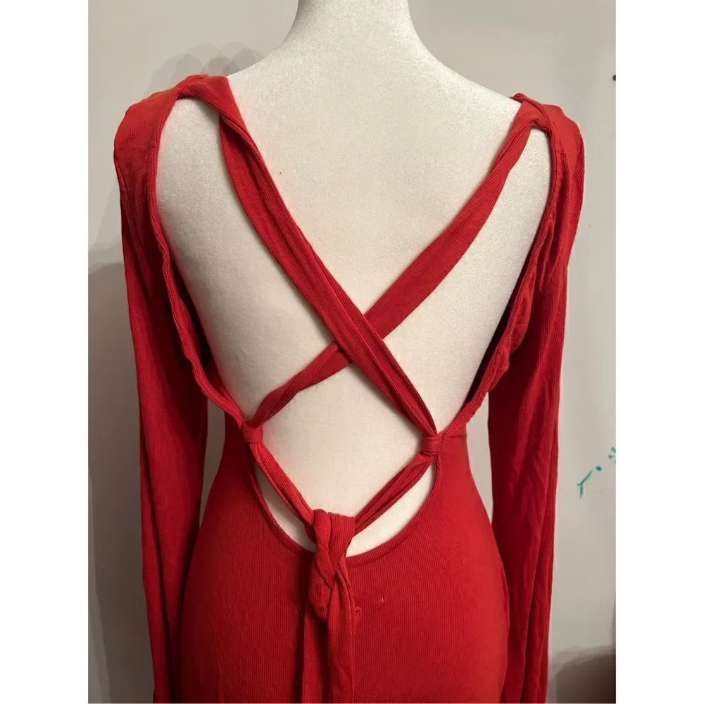 Free people - Luna Midi orange xs