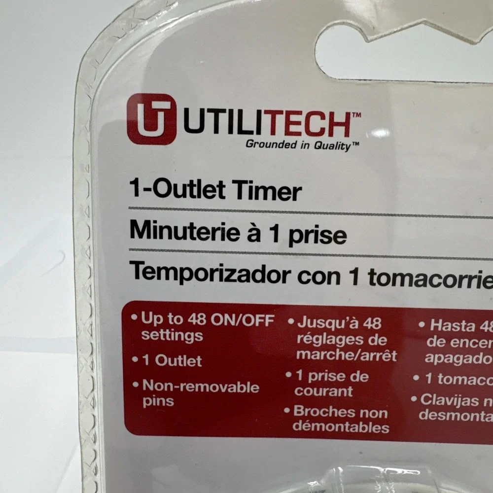 Utilitech 1-Outlet 24 Hour Timer #0148297