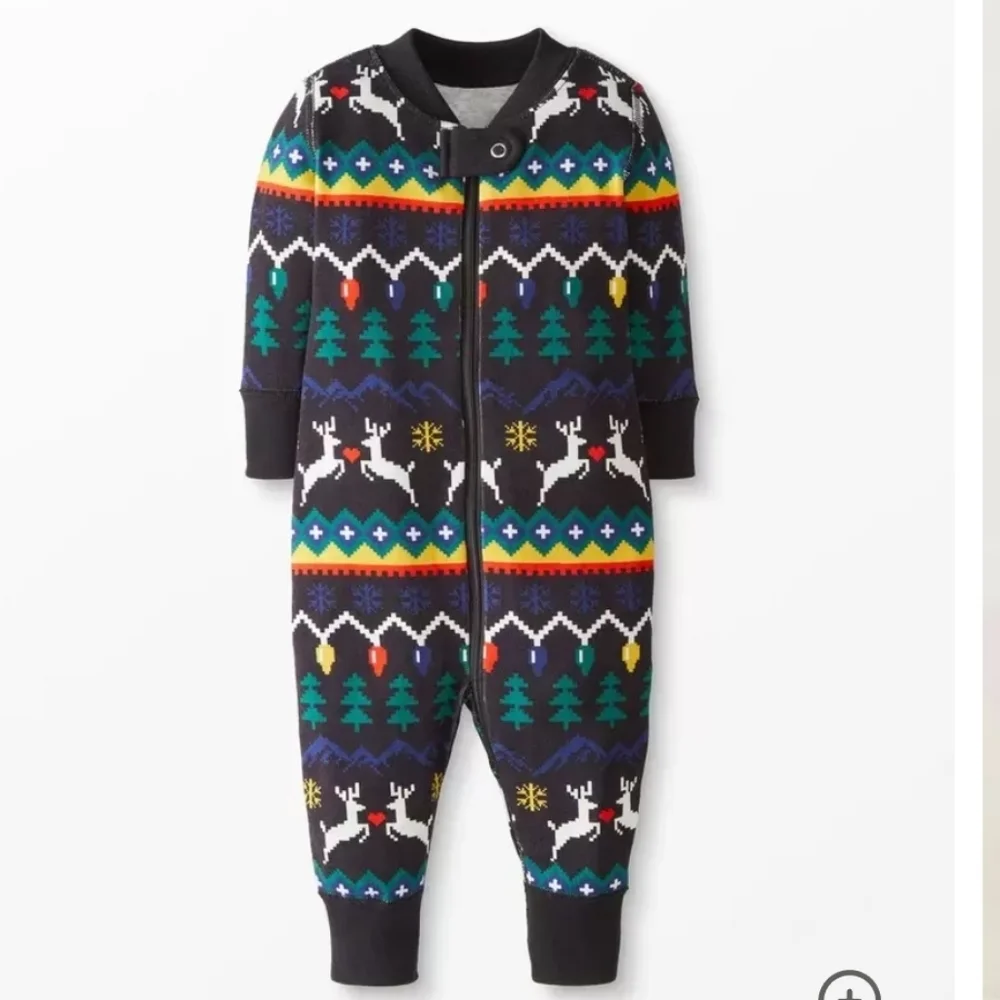 NWT Hanna Andersson 3-6 Month Zip Holiday Sleeper