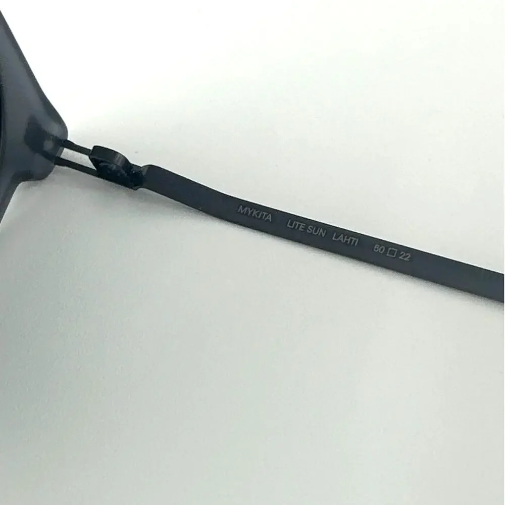 Mykita Men's Matte Deep Ocean Lite Sun Lahti Col 707 Eyewear Sunglasses