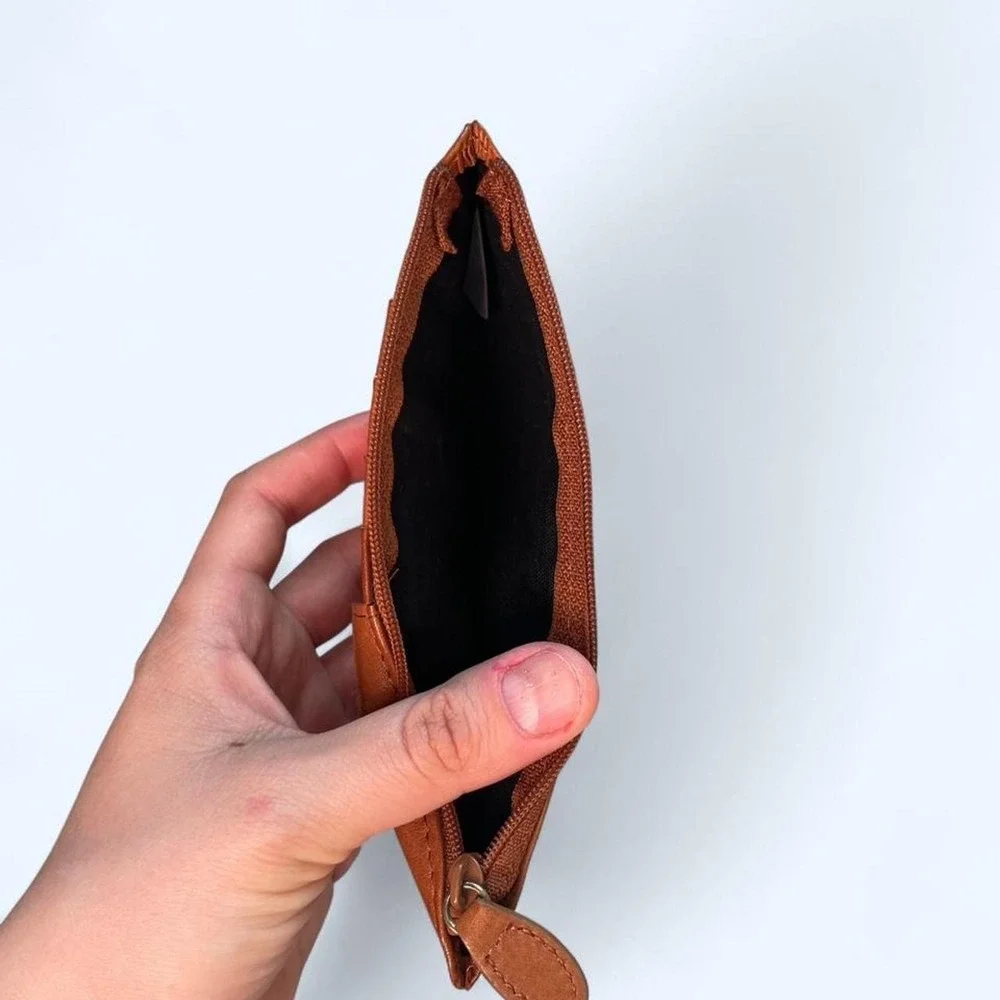 None brown leather