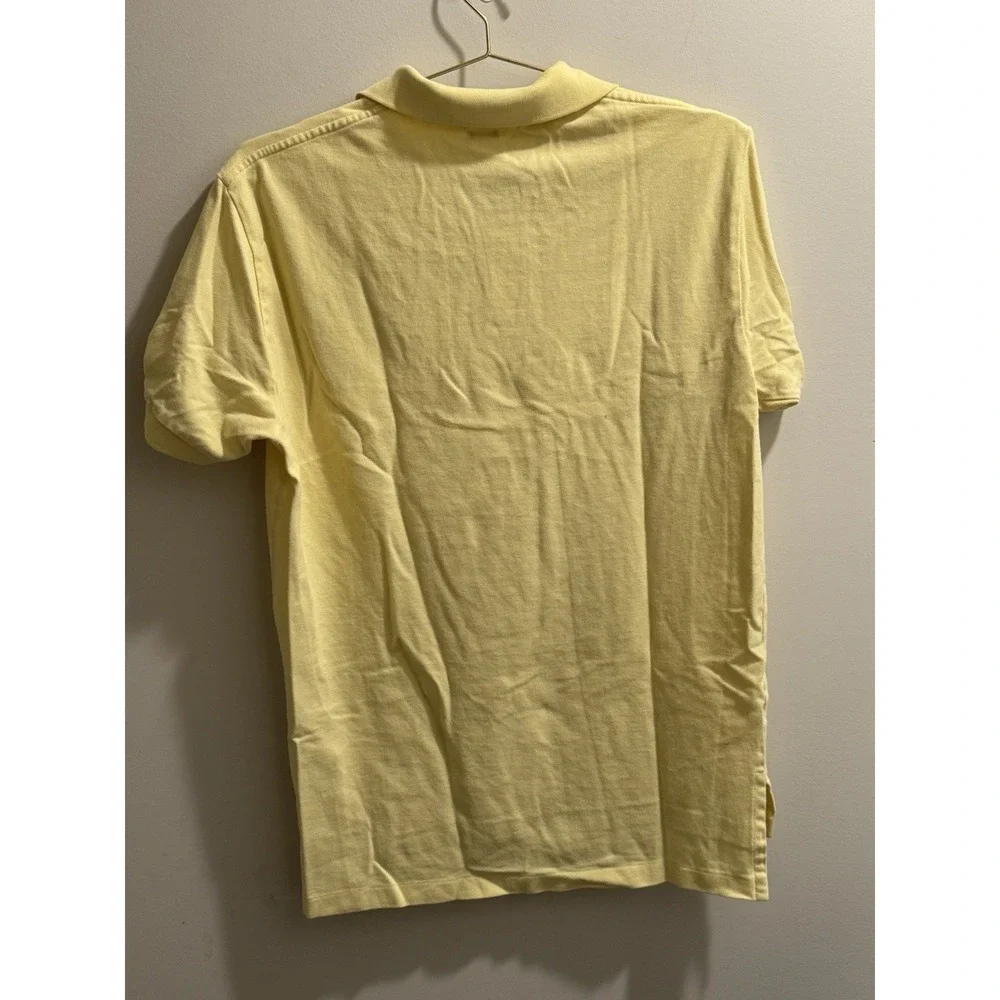 Polo Ralph Lauren Yellow Short Sleeve Size Large Men's Shirt Classic Fit