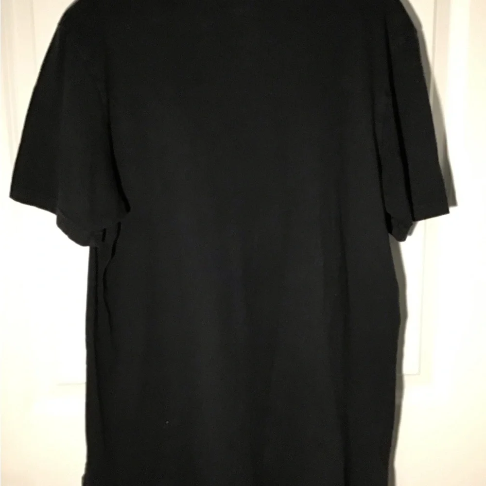 adidas Black Short Sleeve Trefoil Logo Tee