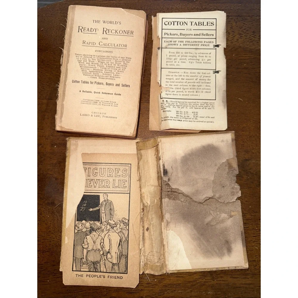 World's Ready Reckoner, Rapid Calculator‎ 1890, wages commodities economics