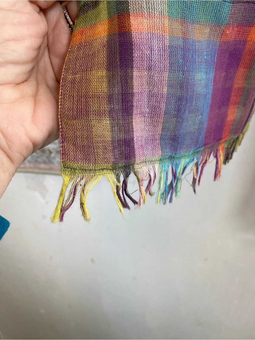 Nordstrom checked yellow