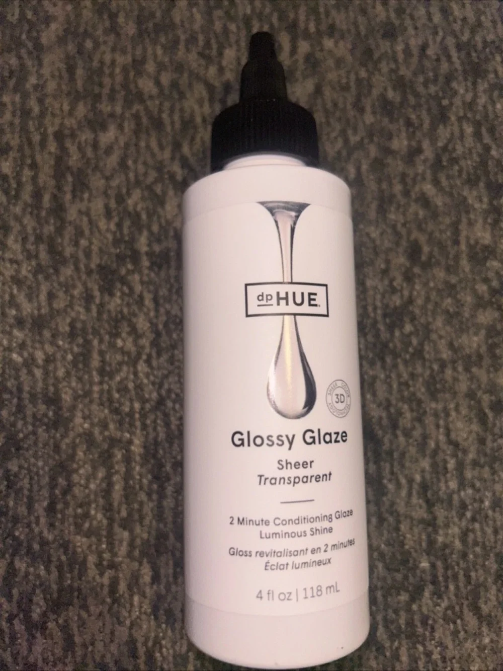 DP Hue Glossy Glaze Sheer Transparent‎ 4oz Full Size New Without Box